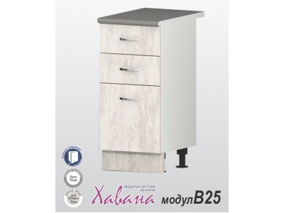 Μονάδα κουζίνας Havana B25